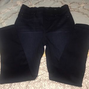 Denim dark blue leggings